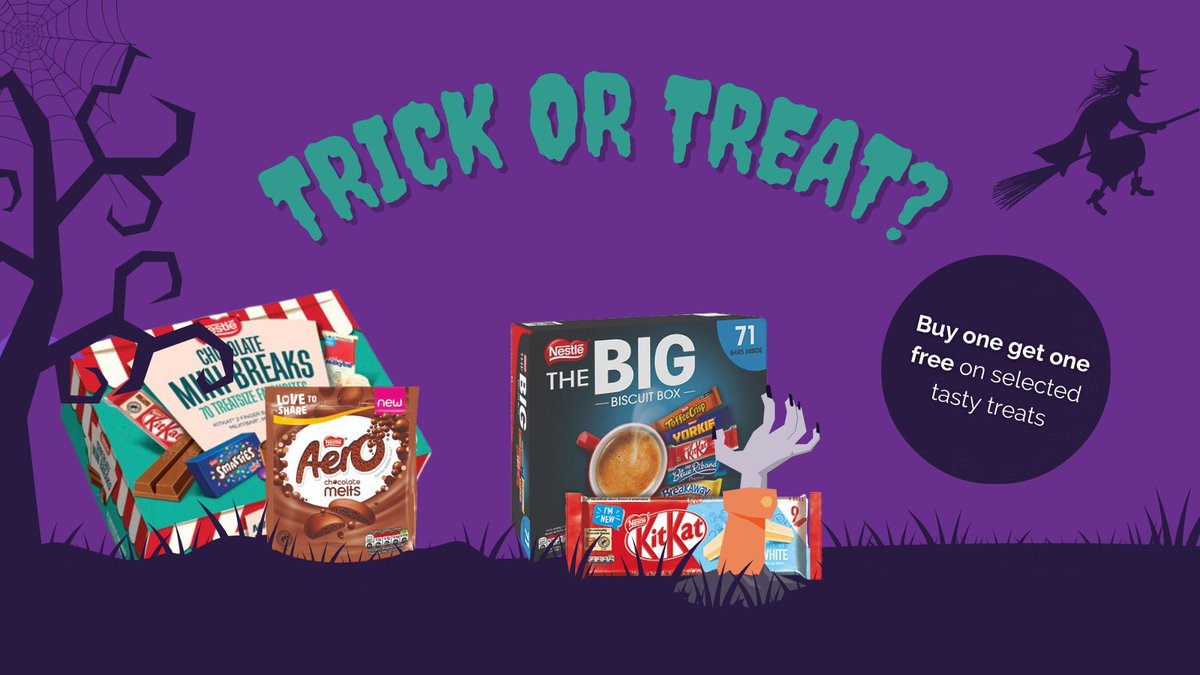 Trick or Treat?🍫

Celebrate #Halloween with buy one get one free on a selection of our tasty treats 🎃

Shop today 👉 jmoffice.co.uk/product/list/?…

Enquire about your requirements &amp; we will send you a bespoke quote 👉 info@jmoffice.co.uk