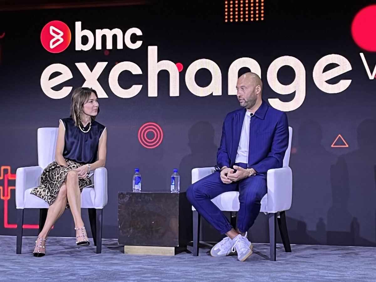 Sage leadership advice: “treat everyone fairly but not the same…leadership is knowing who you’re working with” ⁦⁦<a href="/derekjeter/">Derek Jeter</a>⁩ ⁦<a href="/emilychangtv/">Emily Chang</a>⁩ ⁦<a href="/BMCSoftware/">BMC Software</a>⁩ #bmcexchange2022