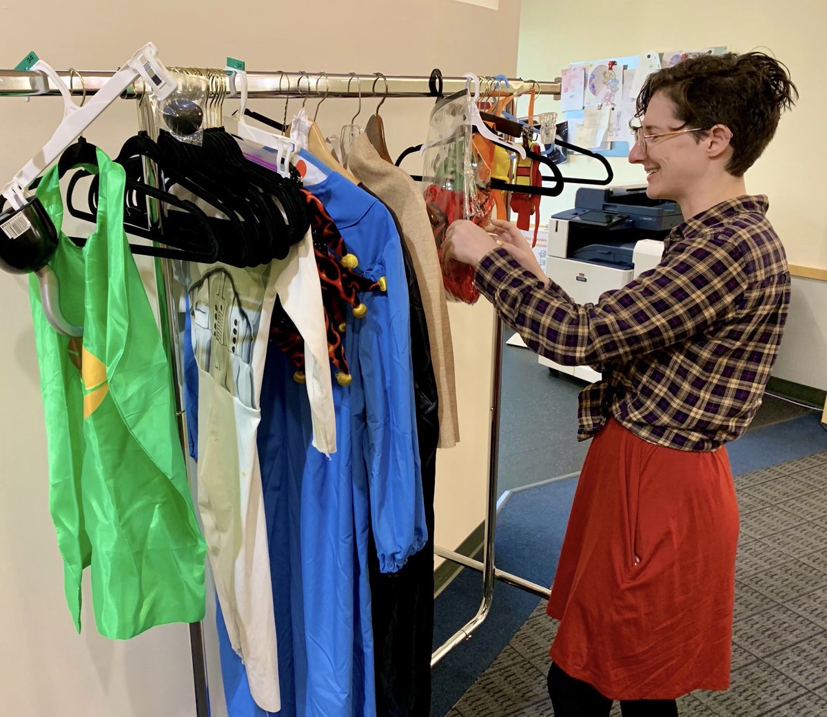 LoudounLibrary's tweet image. #RustLibrary’s Halloween costume swap is back! Donate gently used costumes or pick out one from our selection, free of charge — take what you need, leave what you can. The swap runs all month in the Teen Center during regular hours and is open to all ages, from babies to adults.