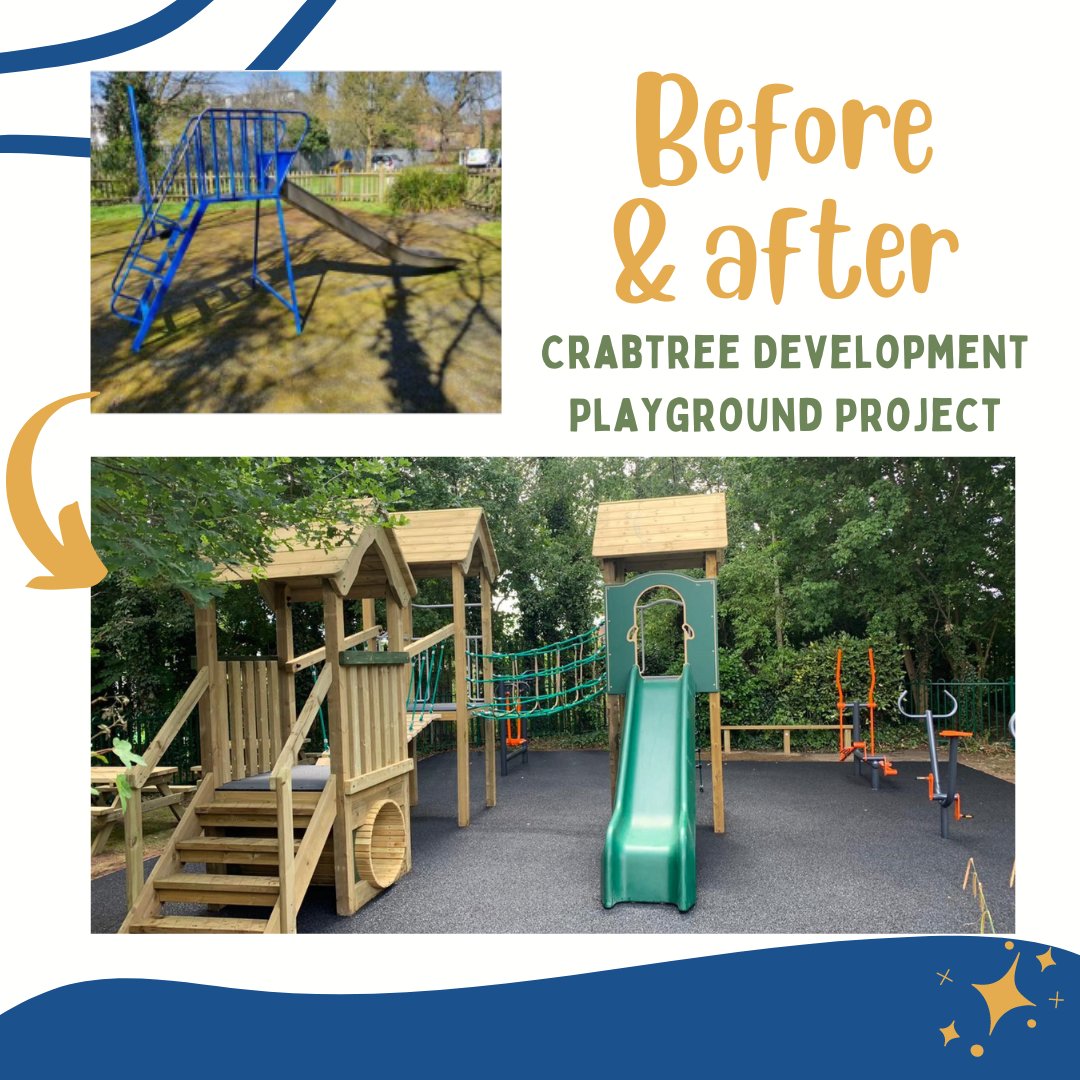 ESPPlayparks's tweet image. Another Throwback Thursday 🌟
Before &amp;amp; after at Crabtree Development Playground

Read the full case study here:  espplayparks.co.uk/case-studies/c…🎊

#housingdevelopers #hospitality #leisure #localauthorities #playgrounds