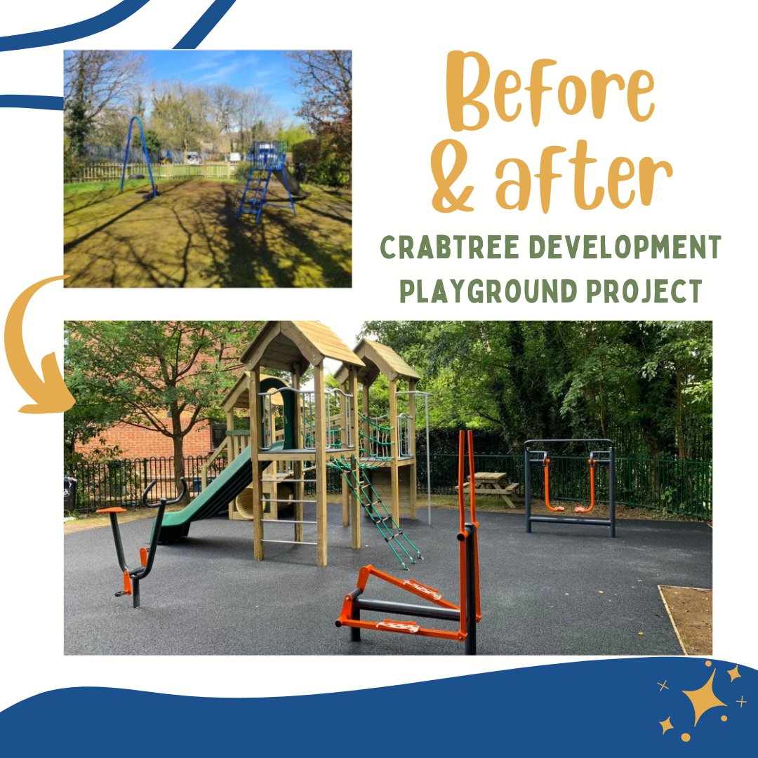ESPPlayparks's tweet image. Another Throwback Thursday 🌟
Before &amp;amp; after at Crabtree Development Playground

Read the full case study here:  espplayparks.co.uk/case-studies/c…🎊

#housingdevelopers #hospitality #leisure #localauthorities #playgrounds