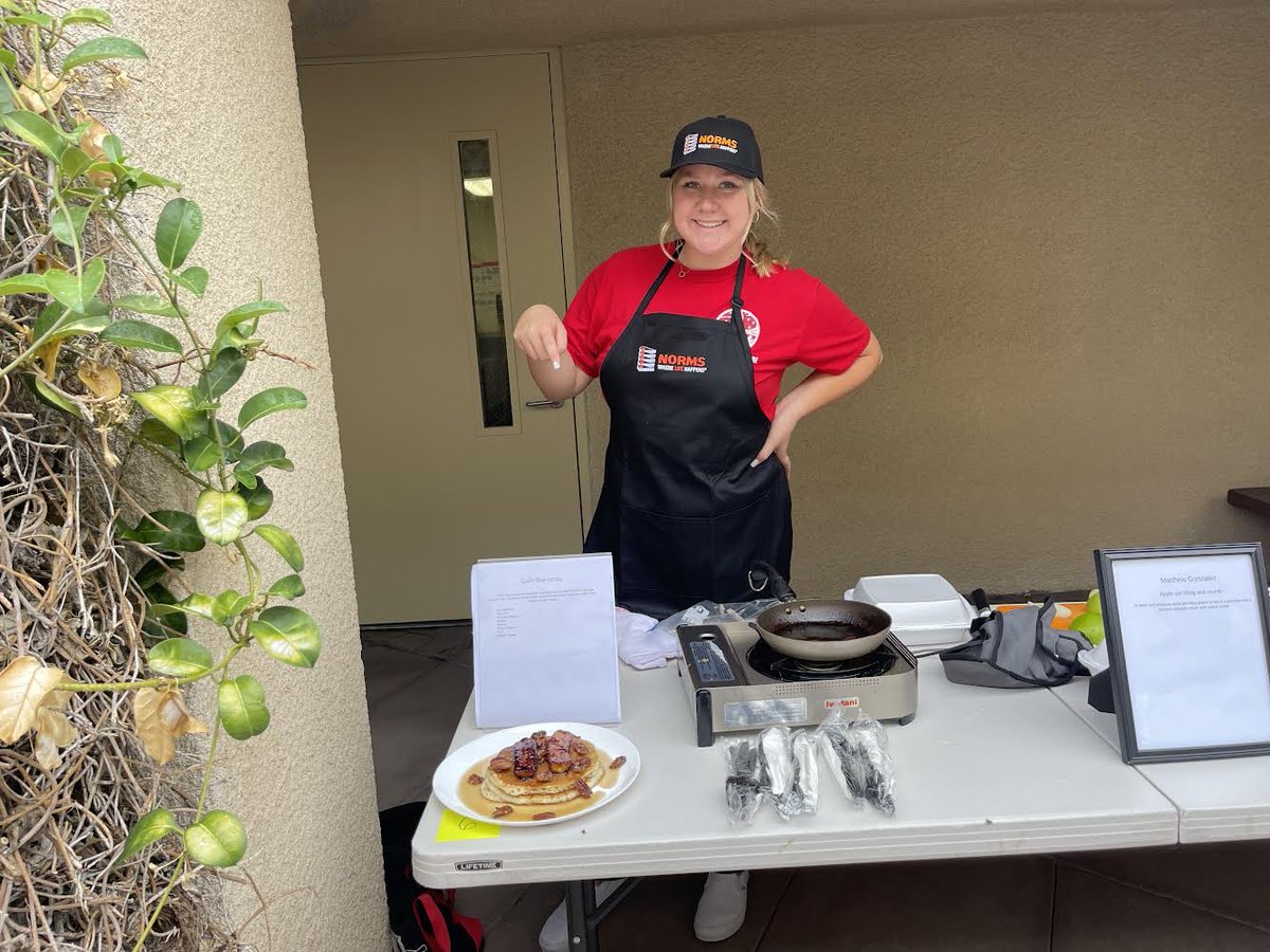 CulinaryFUHS's tweet photo. RII at CalPoly Pomona “ProStart BootCamp” “Norms Cooking Challenge” ⁦@Principal_Rubio⁩ ⁦@fjuhsd⁩ ⁦@TribeTribune⁩ ⁦@FUHSPTSA⁩ https://t.co/g8y8La4q4o