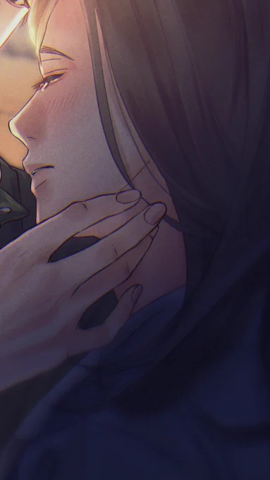 チラッとおめめの角度が難しくて何度もやり直しした横顔。だんだんいいのか悪いのかわからなくなって沼る・・・ 