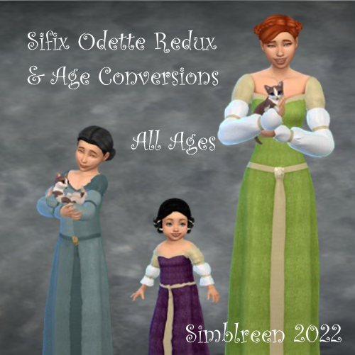 MedievalSims4's tweet photo. Simblreen 2022: Sifix Odette Redux & Age Conversions
https://t.co/liYyrV8wJU
#sims4 #simblreen2022 #sims4disney #sims4medieval https://t.co/QRxWRucC3G