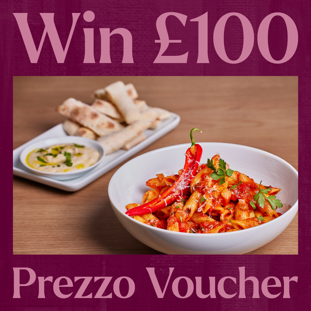 Win a £100 Prezzo voucher this #WorldPastaDay!

To enter: 

- Like this post 
- Reply and tag the friend you want to celebrate #WorldPastaDay with (make sure you're both following <a href="/love_prezzo/">@love_prezzo</a>)
- Retweet for a bonus entry

T&amp;Cs: bit.ly/3Sw8vRu