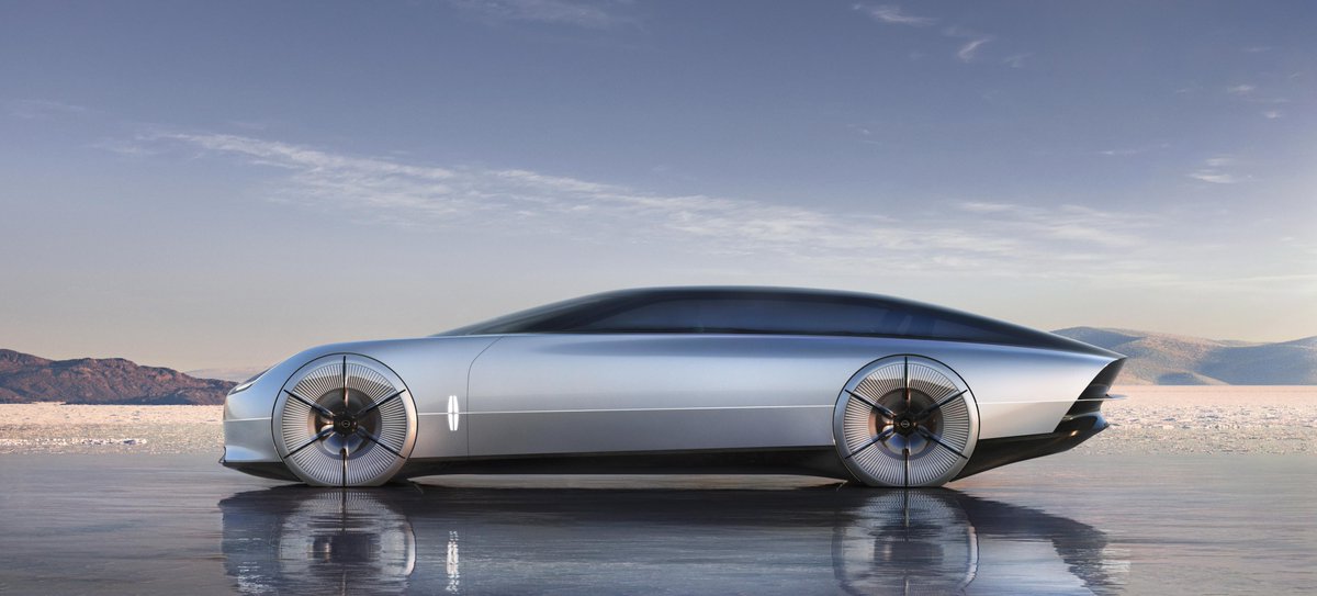 NewFordTech's tweet photo. Appreciation post for Lincoln's electric #ModelL100 #conceptvehicle - a homage to its 1922 Model L! 😁 Do you love it as much as we do? Comment below ⬇ https://t.co/dtf1dmEYfb