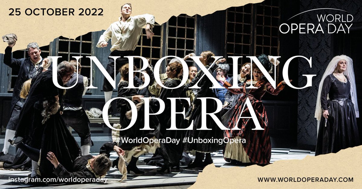 Operosa's tweet photo. Happy World Opera Day, everyone! ✨On such a momentous day, World Opera Day has decided to Unbox Opera and give the opportunity to a wider audience to discover new facets of the opera.
Get more info: https://t.co/xUxhFeJvxJ
#operosa #opera #WorldOperaDay #UnboxingOpera https://t.co/zNE1C20aHT