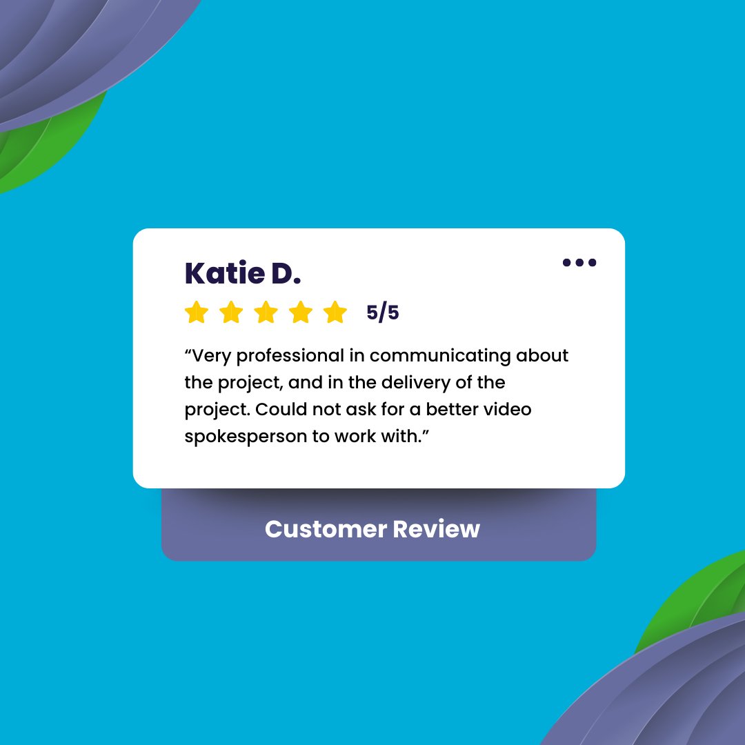 DashtiMediaCo's tweet photo. Katie and her team have been working with Dashti Media since the summer, and for this latest project, used both @KezhalDashti and @realnatebarrett for their training content. It’s not often that we get to use both talent for a project!
#elearningvideo #fivestarreview https://t.co/lroLbclBKB