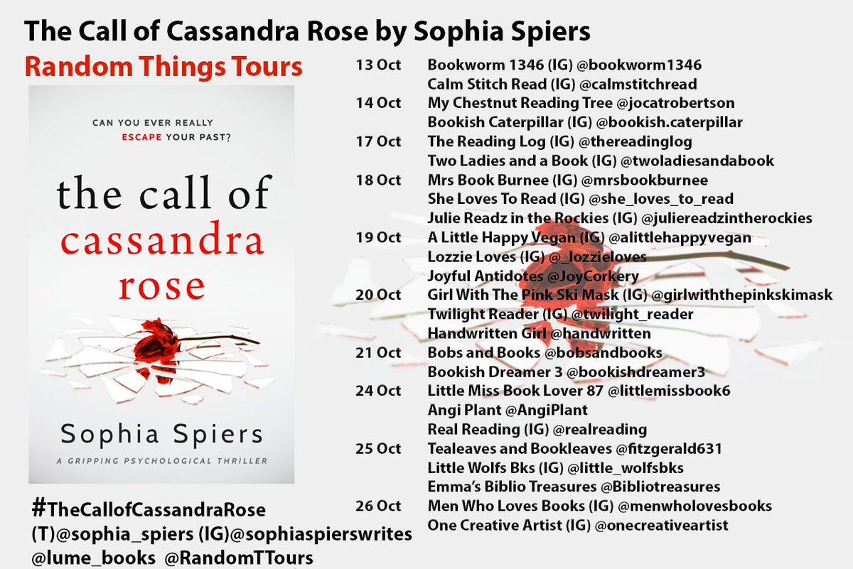 Tea leaves and Book leaves: The call of Cassandra rose by Sophia Spiers tealeavesandbookleaves.blogspot.com/2022/10/the-ca… #TheCallofCassandraRose @sophia_spiers @lume_books #RandomThingsTOurs