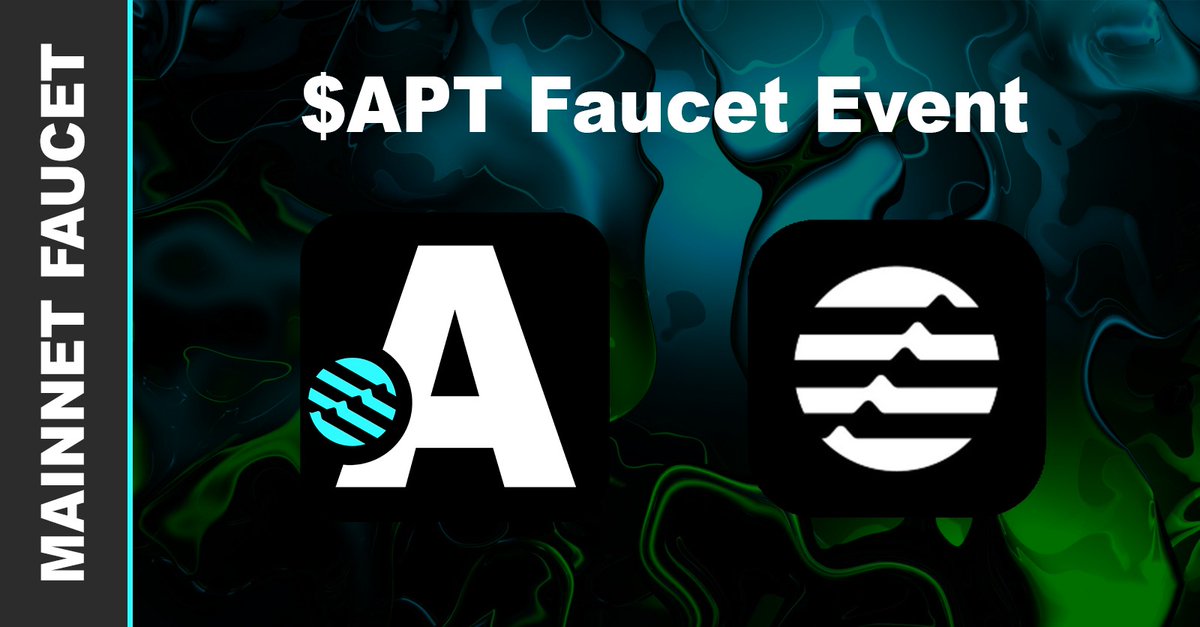 🔥Aptos Faucet - Get your first mainnet $APT for free! 

1. Invite 3 friends on crew3 and 5 friends on discord
2. submit your Aptos Address at 🔥-aptos-faucet channel and send to our discord server to claim from our Aptos faucet
3. Submit on aptoslaunch.crew3.xyz/questboard/d9e…

#Aptos