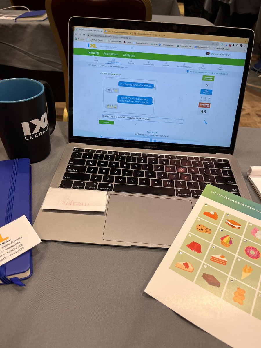 Learning and having fun #IXLLive