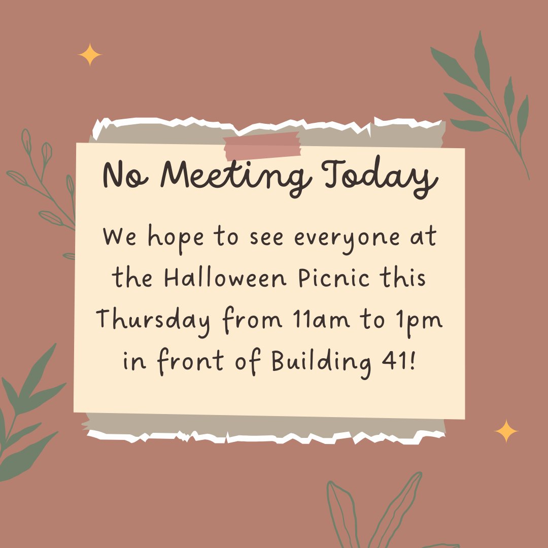 PsiChiUWF's tweet photo. No meeting today! We hope to see everyone at the Halloween Picnic from 11am to 1pm in front of Building 41! #uwf https://t.co/zAH5kWt6Y6
