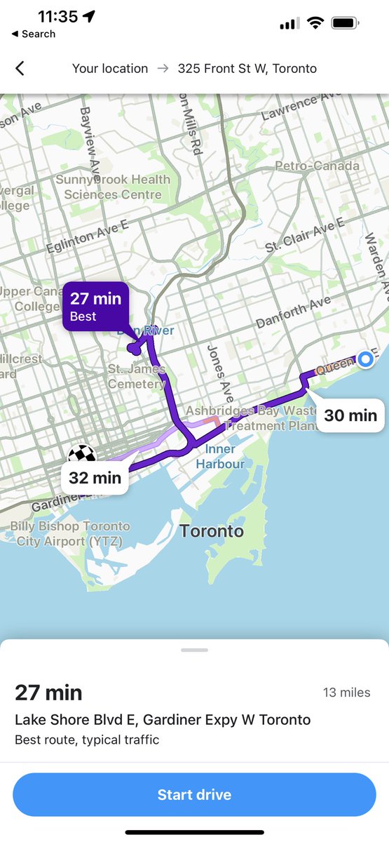 Nice traffic planning <a href="/cityoftoronto/">City of Toronto 🇨🇦</a>