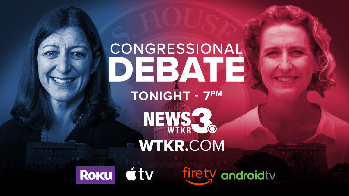 Tune in as @RepElaineLuria and <a href="/JenKiggans/">Jen Kiggans</a> face off in their only televised debate, tonight at 7 on <a href="/WTKR3/">WTKR News 3</a>, @WGNTCW27 and wtkr.com