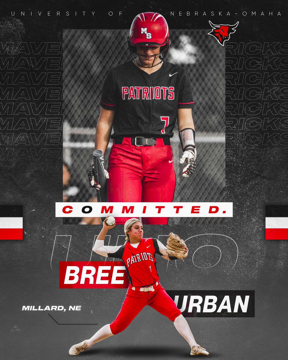 Proud to be a Maverick!!🖤🤍❤️ <a href="/OmahaSB/">Omaha Softball</a> #EveryoneForOmaha