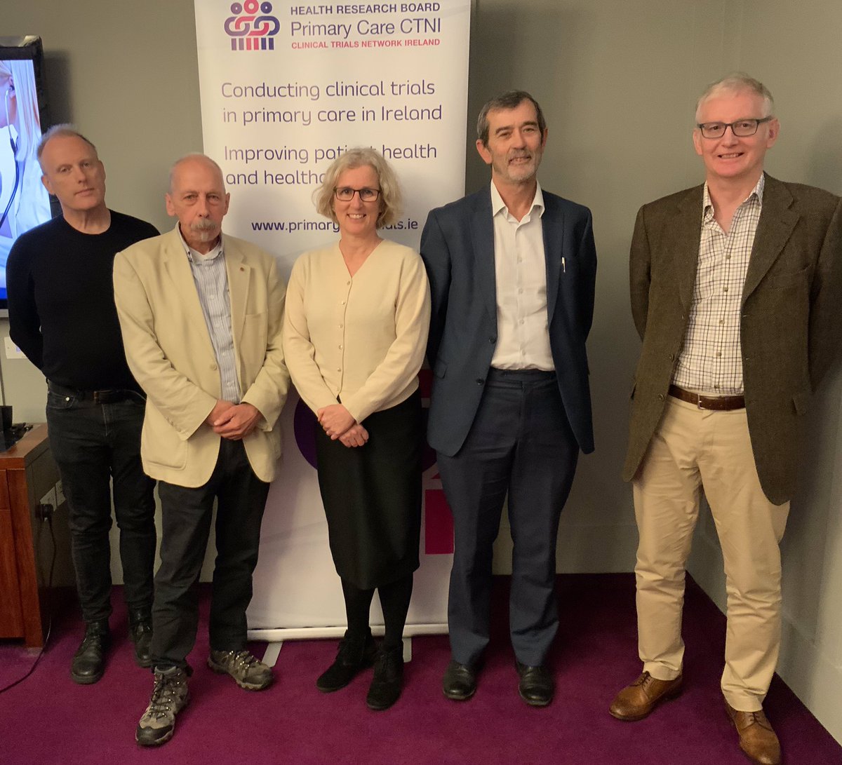 Our Director, Prof Andrew Murphy, and Associate Director, Prof @susanmsmith, were delighted to welcome Prof @bcdelaney1, Prof Frank Sullivan @primarycare_sta and Prof @DerekCStewart to the International Advisory Committee meeting in Dublin. Great to meet in person again!