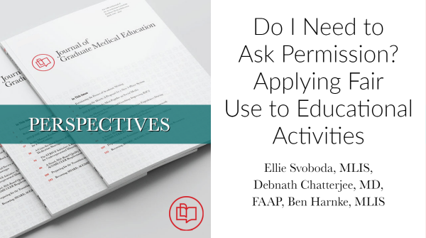 Do educators always need to ask permission to bring copyrighted material into learning environments? bit.ly/3TEaAfU #MedEd