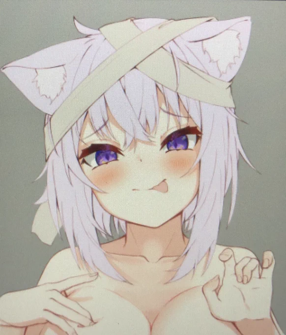 ファンボとかそうゆうの何もやってないから完璧自分用のエッチ差分のおかゆんを少しお裾分けR18初めて描いたんだけど以外と描けるもんやなぁ 