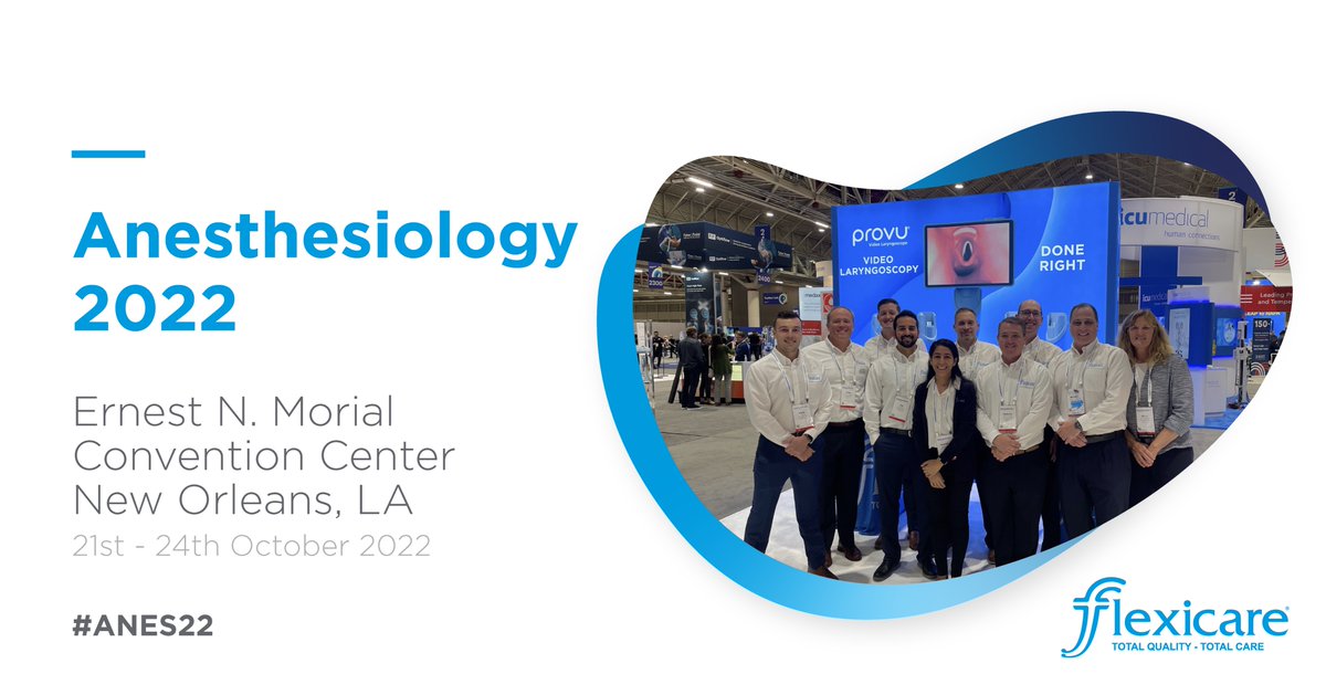 FlexicareUS's tweet photo. That's a wrap! We had a great time at #ANES22 this year…

Thank you to all the clinicians who made it possible for us to meet with you and hear your stories and experiences! 

We’re already looking forward to seeing you at #ANES23! https://t.co/e01eKJZ2B1