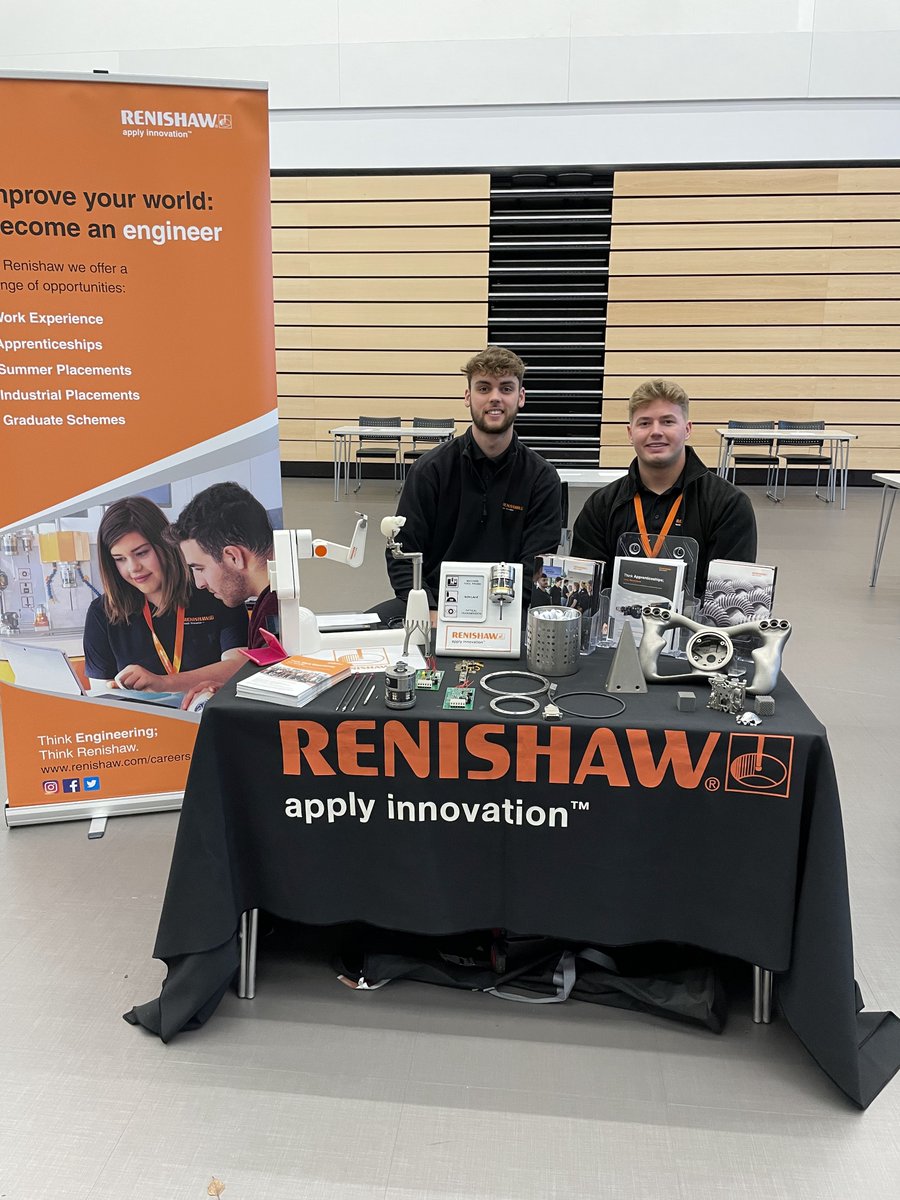 YPantSchool's tweet photo. It was great to welcome back former students Seb and Josh from @renishawplc who gave some great demonstrations of their engineering products. https://t.co/HZrJjjLiCR