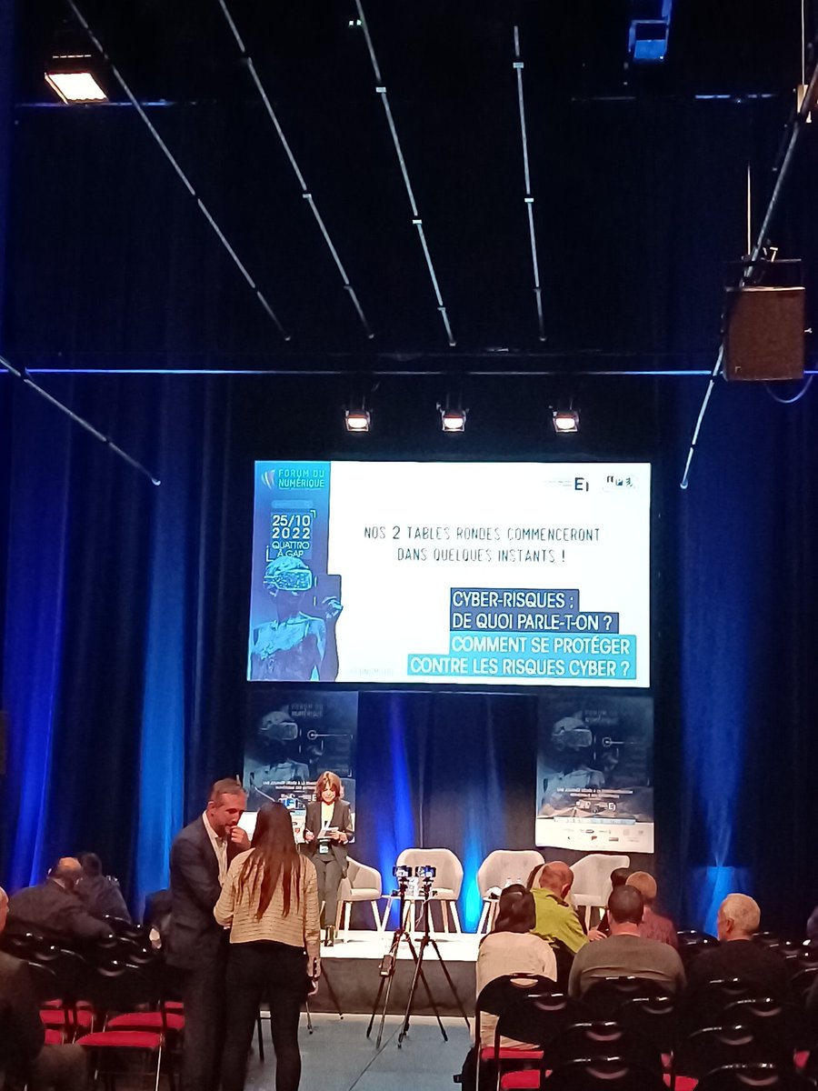 MEDEF_Sud's tweet photo. #FDNumSud | Plénière de clôture

C'EST MAINTENANT !

🗣 INTERVENTIONS DE @medef
@ANSSI_FR @CNIL @Gendarmerie @numeum_ 
@TechnopolisGrp @cyberwings_pub 
@ESET_France 

#FDNumSud #digital #gap https://t.co/8fHbAAOcv9