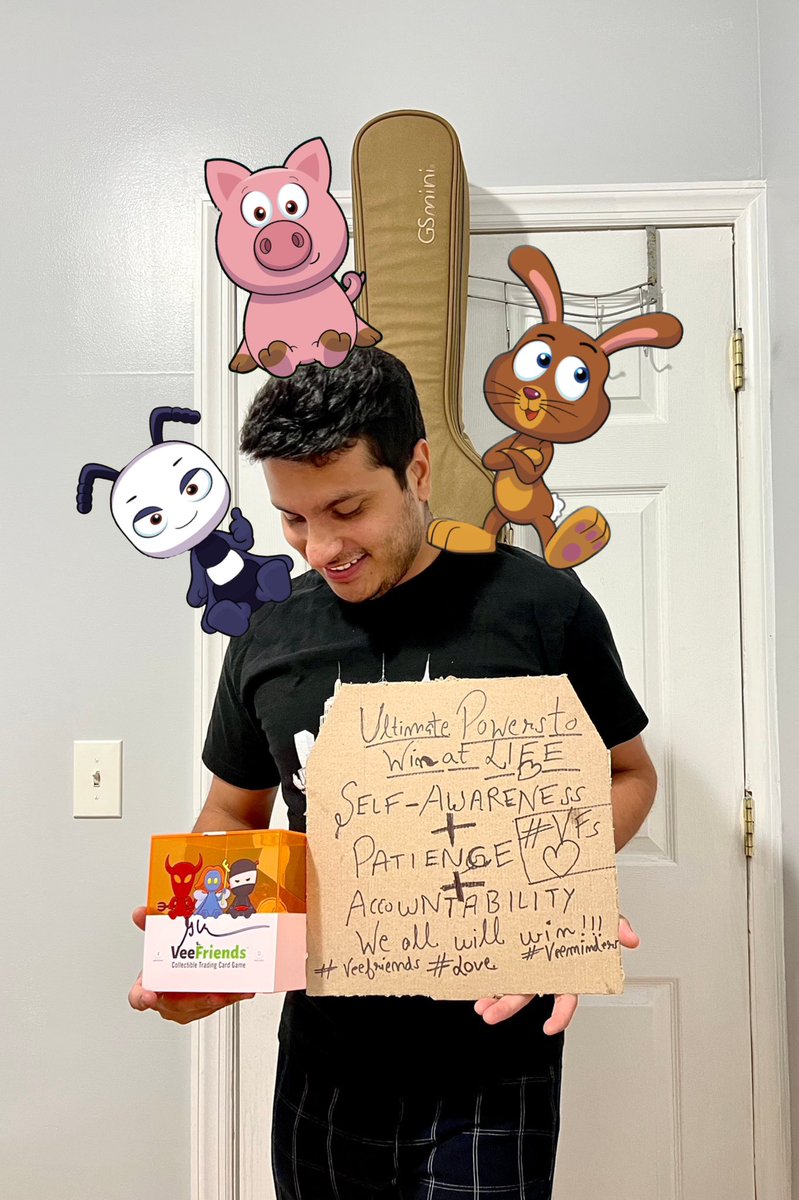 KOWSKY_'s tweet photo. @Abhay21m @garyvee @veeminders @veefriends @PranavJandial @NatashaBabchak @itsmechaylene @JamasenR @farm2cable @kogle_14 #PatientPig #SelfAwareHare #AccountableAnt #VeeMinders https://t.co/kmL7Z6fBnR