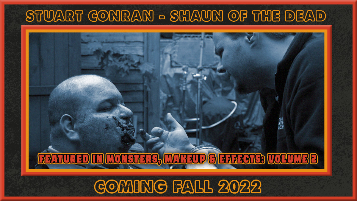 U.K. FX artist Stuart Conran has worked on some of the greatest #horror movies throughout his career: HELLRAISER I &amp; II, WAXWORK, SHAUN OF THE DEAD, ATTACK THE BLOCK &amp; more. Read about his career in MONSTERS, MAKEUP &amp; EFFECTS: VOL 2 - pre-order here: aminkpublishing.com/store/ols/prod…