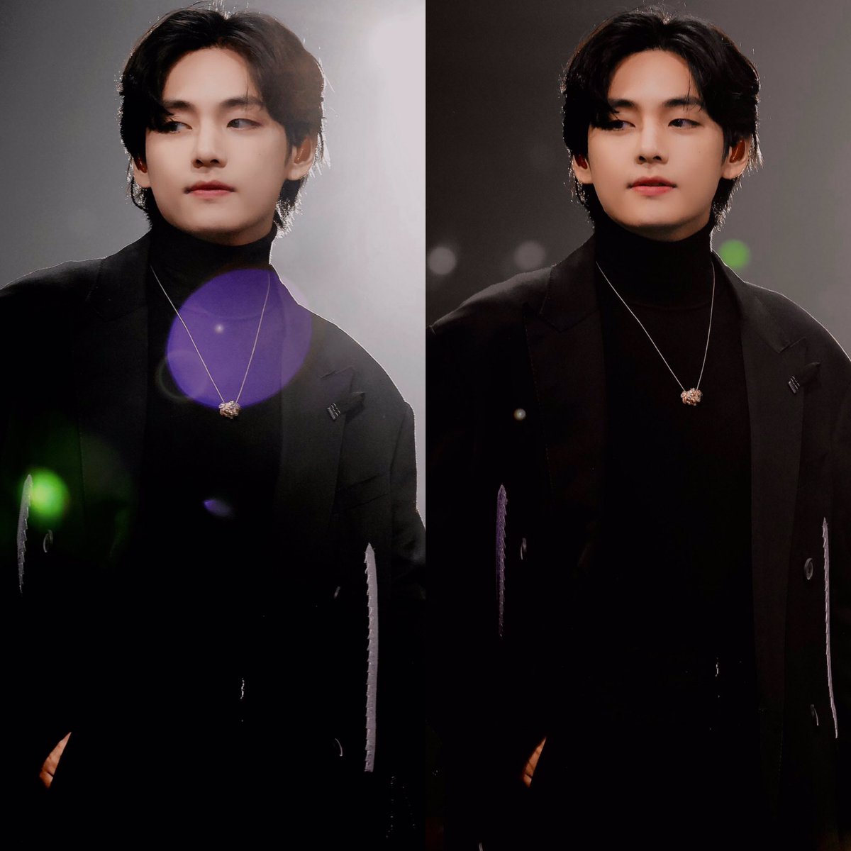 Taehyungimpact's tweet photo. Kim taehyung in black turtleneck🫠 this looks will remain iconic https://t.co/U4lX0FMcPL