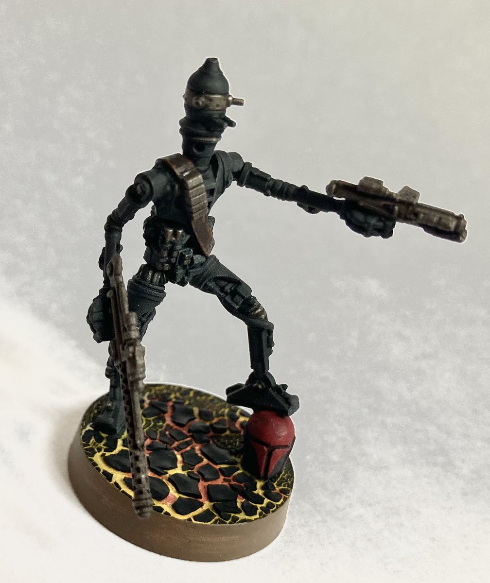 monkeylikesjam's tweet image. Completed an IG droid today. #StarWarsLegion #wargaming #paintingminiatures
