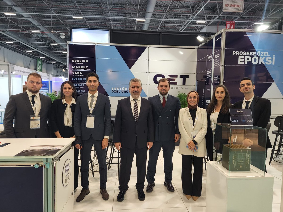 Sanayi ve Teknoloji Bakan Yardımcımız Sayın Çetin Ali Dönmez’i standımız’da ağırlamaktan kıvanç duyduk 🇹🇷 <a href="/TCSanayi/">Sanayi ve Teknoloji Bakanlığı</a>