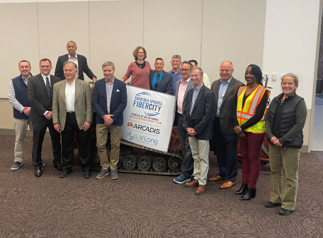 This morning, with City officials, we have celebrated the groundbreaking of our revolutionary $32 million Saratoga Springs FiberCity® project!
bit.ly/3SAzCuI 

#fiberinfrastructure #connectivitymatters #saratogaspringsNY