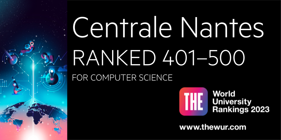 CentraleNantes's tweet photo. 🏆Times Higher Education World University Rankings by Subject 2023 : Centrale Nantes progresse en #Ingénierie et #SciencesPhysiques !
🔹Ingénierie : top 200
🔹Sciences physiques : top 400
🔹Informatique : top 500
👉 https://t.co/GTVgcaQ9LM #THEUniRankings #WUR2023 https://t.co/8qbIBVbaKi