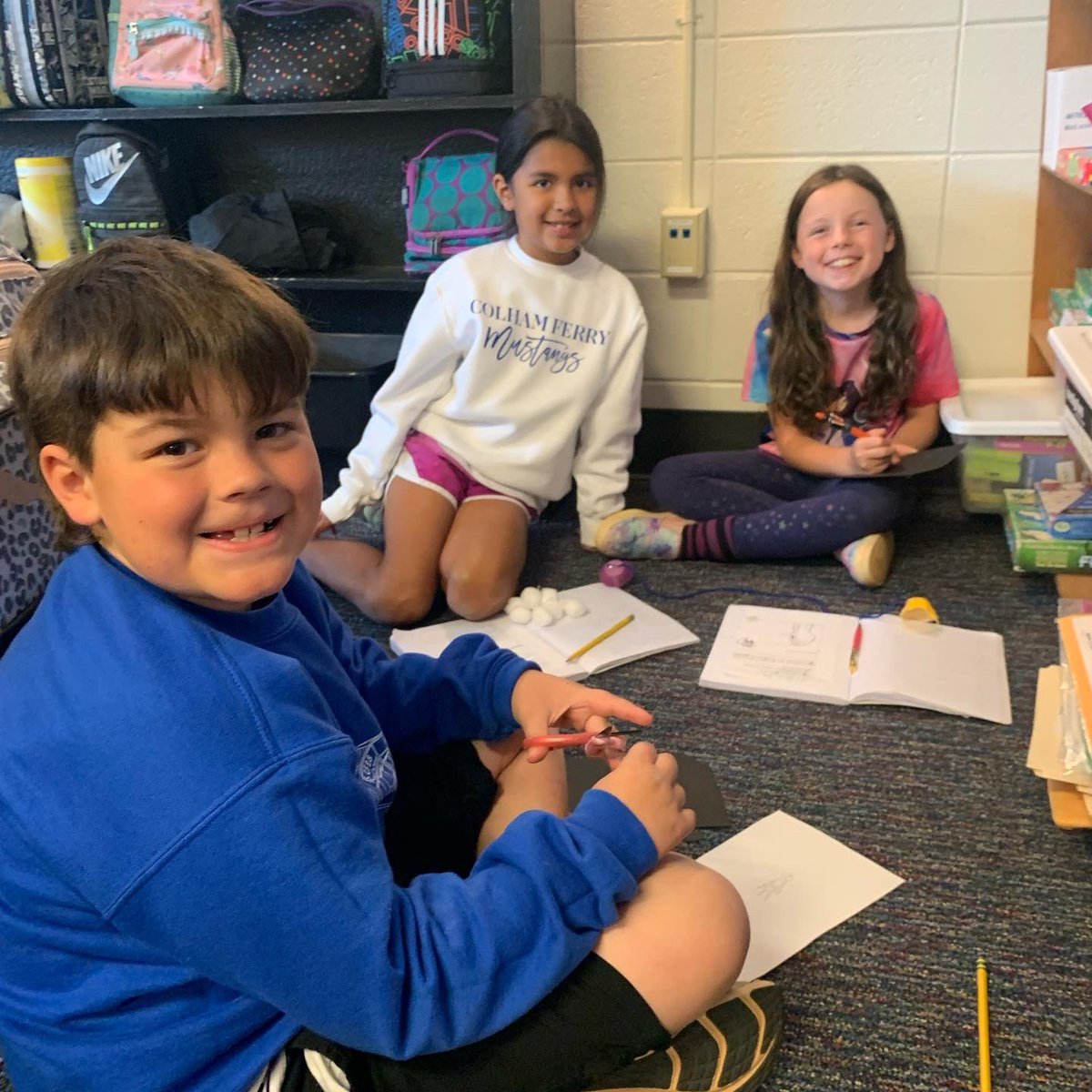 CFESmustangs's tweet photo. Students in Mrs. Wolfe’s class worked on engineering solutions for a penguin after reading the book, Penguin Problems! 🐧 #EngineeringDesign #NovelEngineering #STEM https://t.co/UF7jZx0QmL