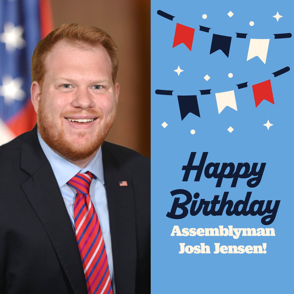 Join us in wishing Assemblyman @JoshJensen134 a happy birthday!