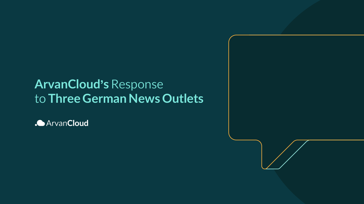 #ArvanCloud's technical response to the accusations of 
<a href="/tazgezwitscher/">taz</a>, <a href="/netzpolitik_org/">netzpolitik.org</a> &amp; <a href="/correctiv_org/">CORRECTIV</a> about Abr Arvan, Softqloud, Abre-Iran contract and BGP

r1c.io/Ykxf