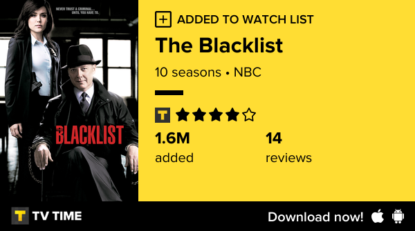KBWoods24's tweet photo. I've just started following The Blacklist https://t.co/OTu5k6BSD4 #tvtime https://t.co/GTR877g00D