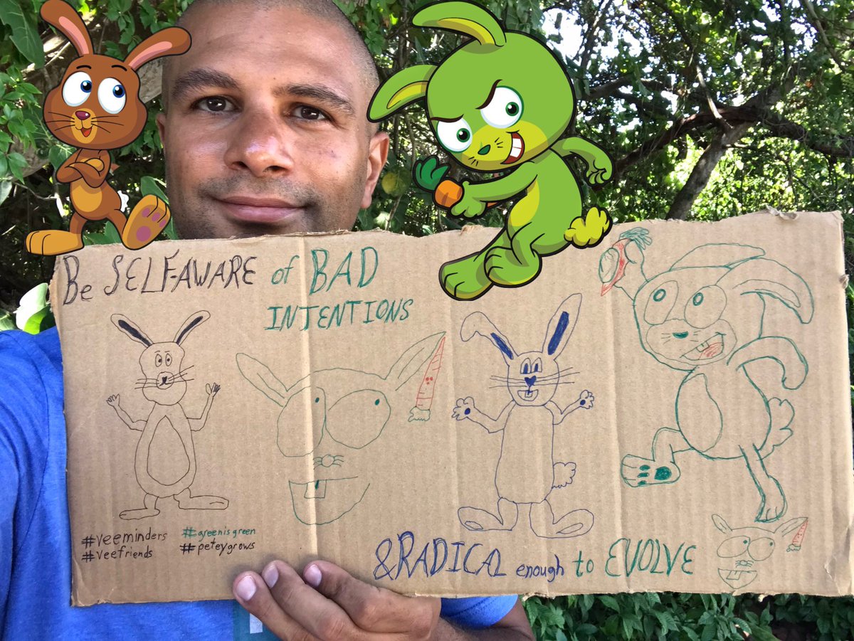 KOWSKY_'s tweet photo. @peteygrows @Finkster_eth @veeminders @garyvee @veefriends @choopiedoodles @T0kerBigBT @How2WithJulieSu @Alwin_gc @WhatDidAdam_Say #SelfAwareHare #VeeMinders #BadIntentions https://t.co/Sga2MqEXC8