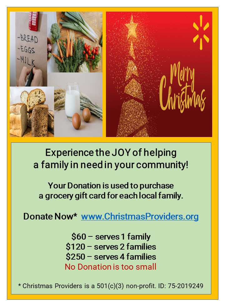 XmasProviders's tweet photo. How do we bring Christmas joy for over 500 families a year? YOU! https://t.co/uOILiLDllQ
