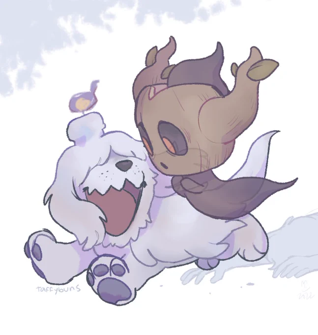 greavard my sweet puppy who kills me from being near him  #pokemonscarletviolet 