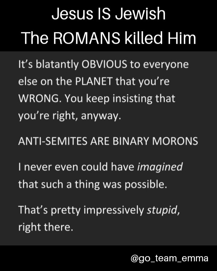 go_team_emma's tweet image. Christians were once my own, so...
#JewishLivesMatter cuz #AllLivesShouldMatter

L&apos;Chaim! 🥂