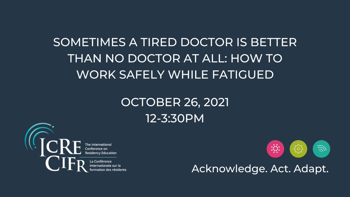 Fatigue Risk Management in Residency Education tweet media