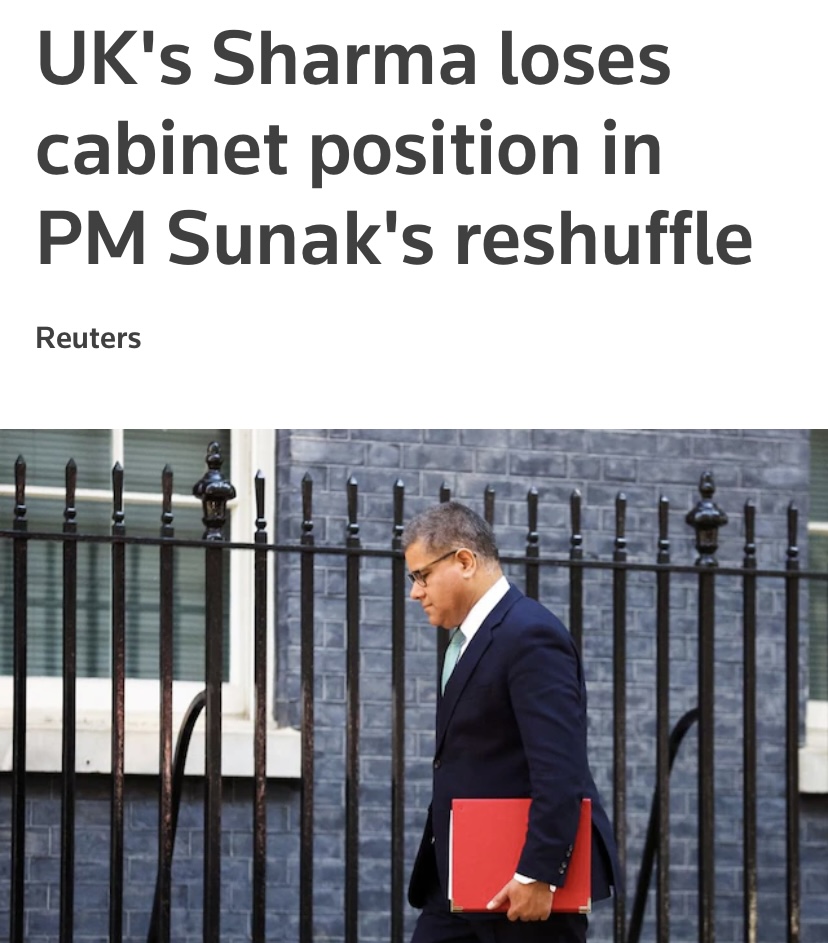 Utterly shameful for Rishi Sunak to remove seat at cabinet table for COP26 President Alok Sharma - just weeks before one of the most important global climate summits in a generation at #COP27 in Egypt. If the new PM cares about climate, he's got a very strange way of showing it