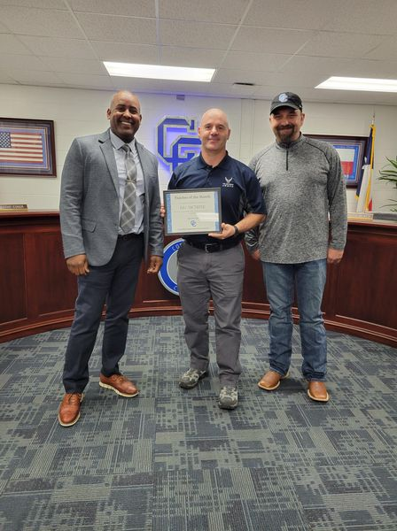 🎉Congratulations to our October CHS Teacher of the Month, Ray Matherne, and Employee of the Month, KyShonda Snell. 🎉 They were recognized at last night's Board Meeting for their dedication to our students here at Connally High School!