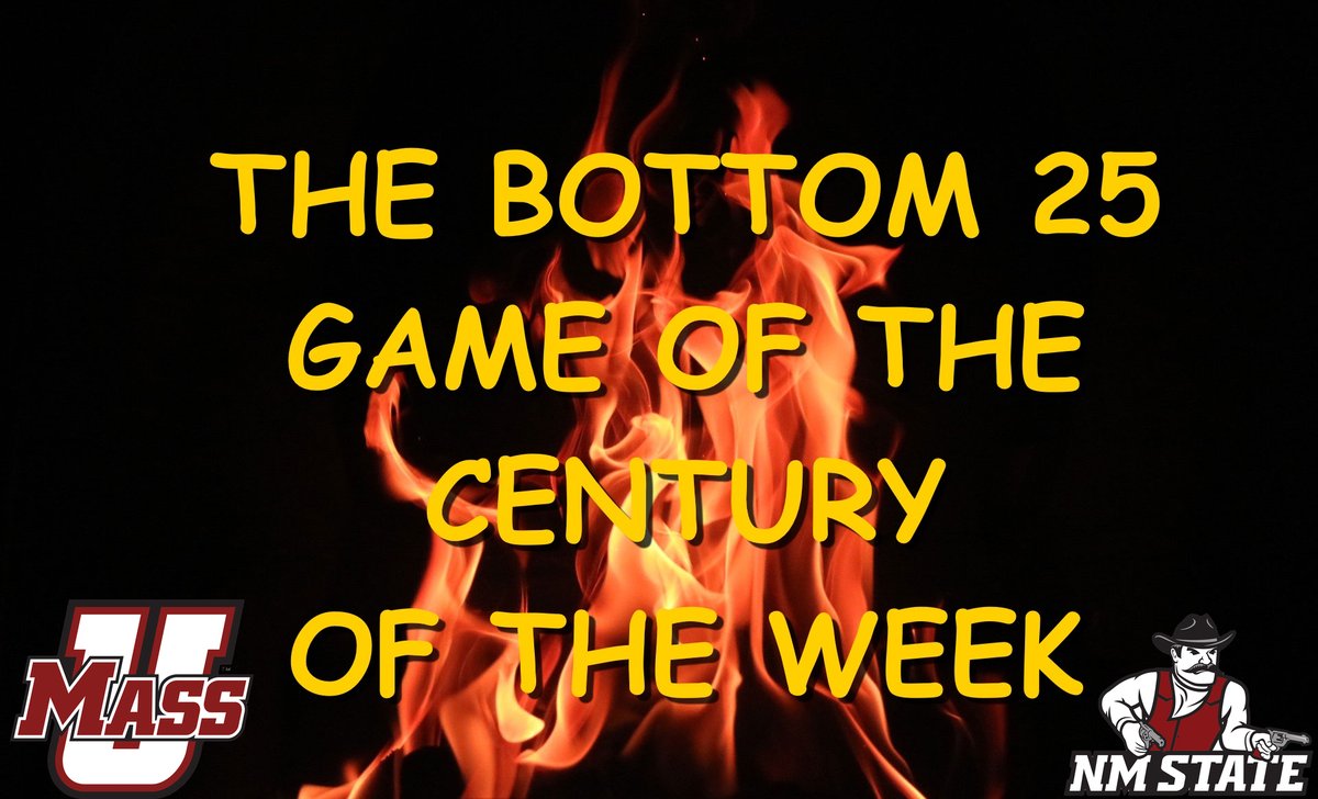 TomFornelli's tweet photo. The #Bottom25 is out and we've got a battle of Independent behemoths in The Game of the Century of the Week!
No. 1 UMass hosts No. 8 New Mexico State
FULL RANKINGS: https://t.co/2FiIm3Devw https://t.co/v4mGG5Lwgq
