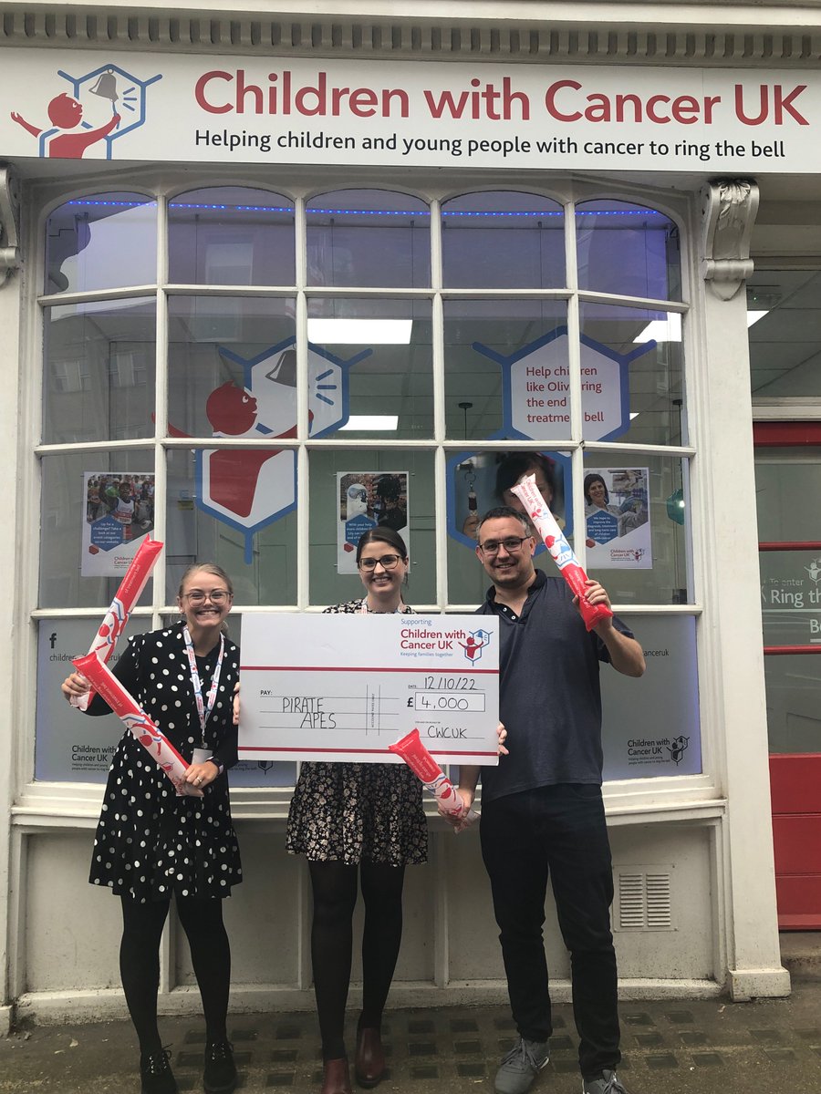 PirateApe_Crew's tweet photo. Children with Cancer, chosen by our community, has received our first donation – thank you!🎗️🏴‍☠️

“Your support will help us fund new ways of treating young patients and develop less toxic treatments, so that there is the best possible outcome for these extraordinary children.” https://t.co/l4fWbePz5z