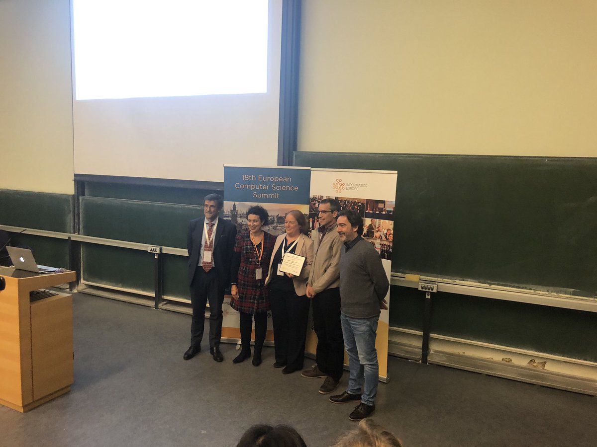 A well deserved Minerva award from <a href="/informatics_eu/">Informatics Europe</a> Congratulations to Anne et al. <a href="/irisa_lab/">IRISA</a>