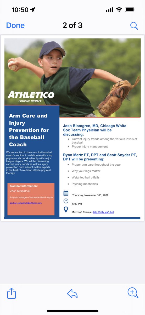 TaddGibby24's tweet photo. ESP Coaches -  A good event 2 attend as recommended by my guy @ssieder at @Athletico in Oswego.  You can never absorb too much information in this area. #ESPTrained #Armcare #Athletico https://t.co/v7QCgSRkiS