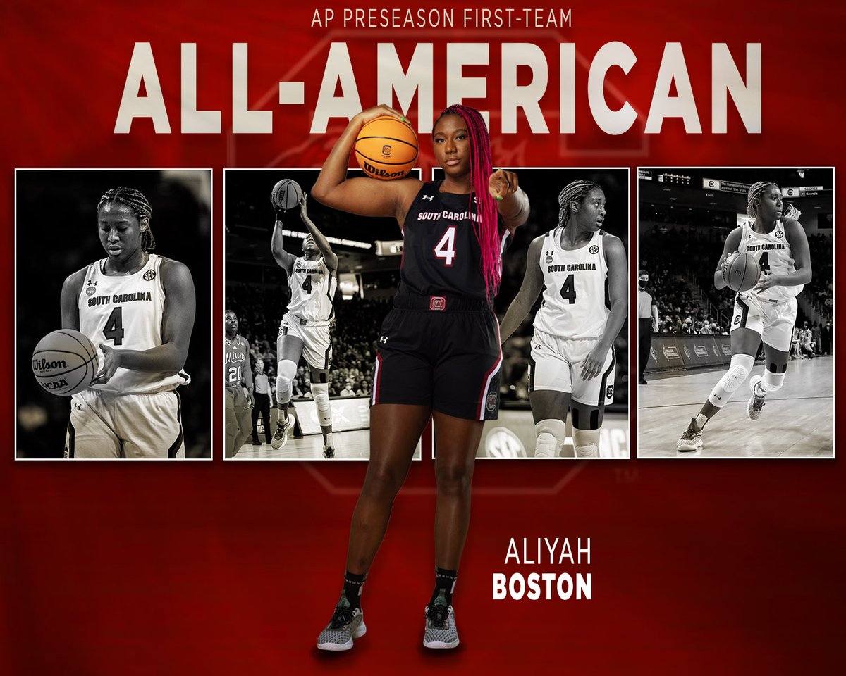 Another unanimous decision... @aa_boston is an AP Preseason All-American! gamecocksonline.com/news/2022/10/2…