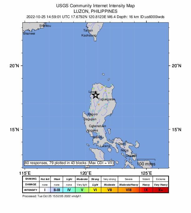 Earthquake 10 minutes ago near me