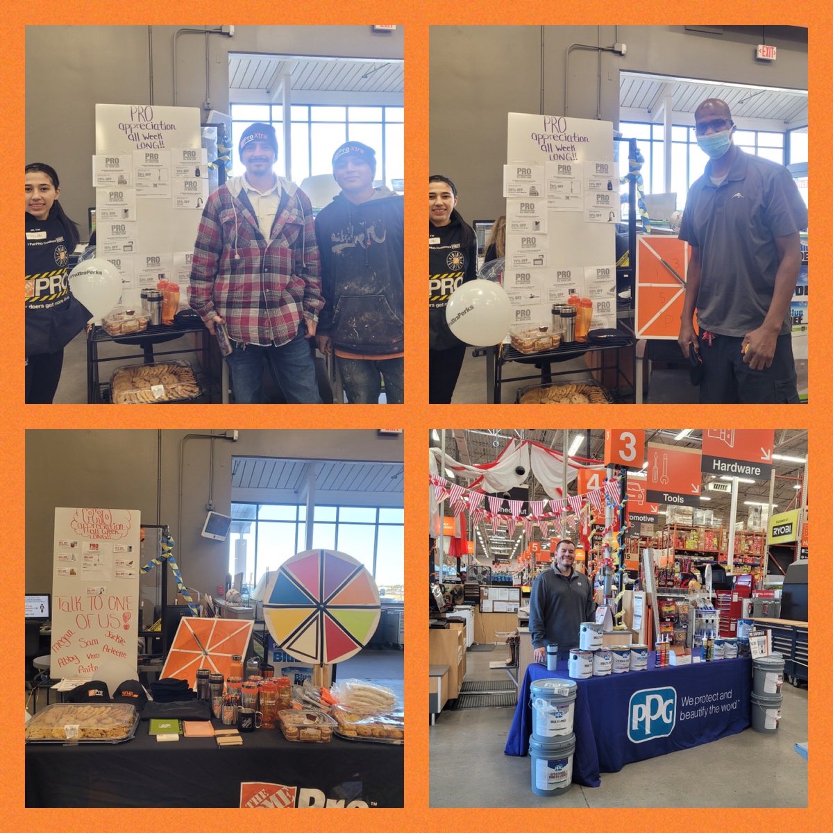Pro Appreciation 0522 El Paso celebrating all week with our Pros. Thank you for making THD your one stop store